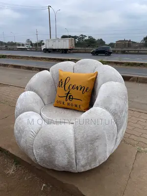 White Comfy Bubble Armchair