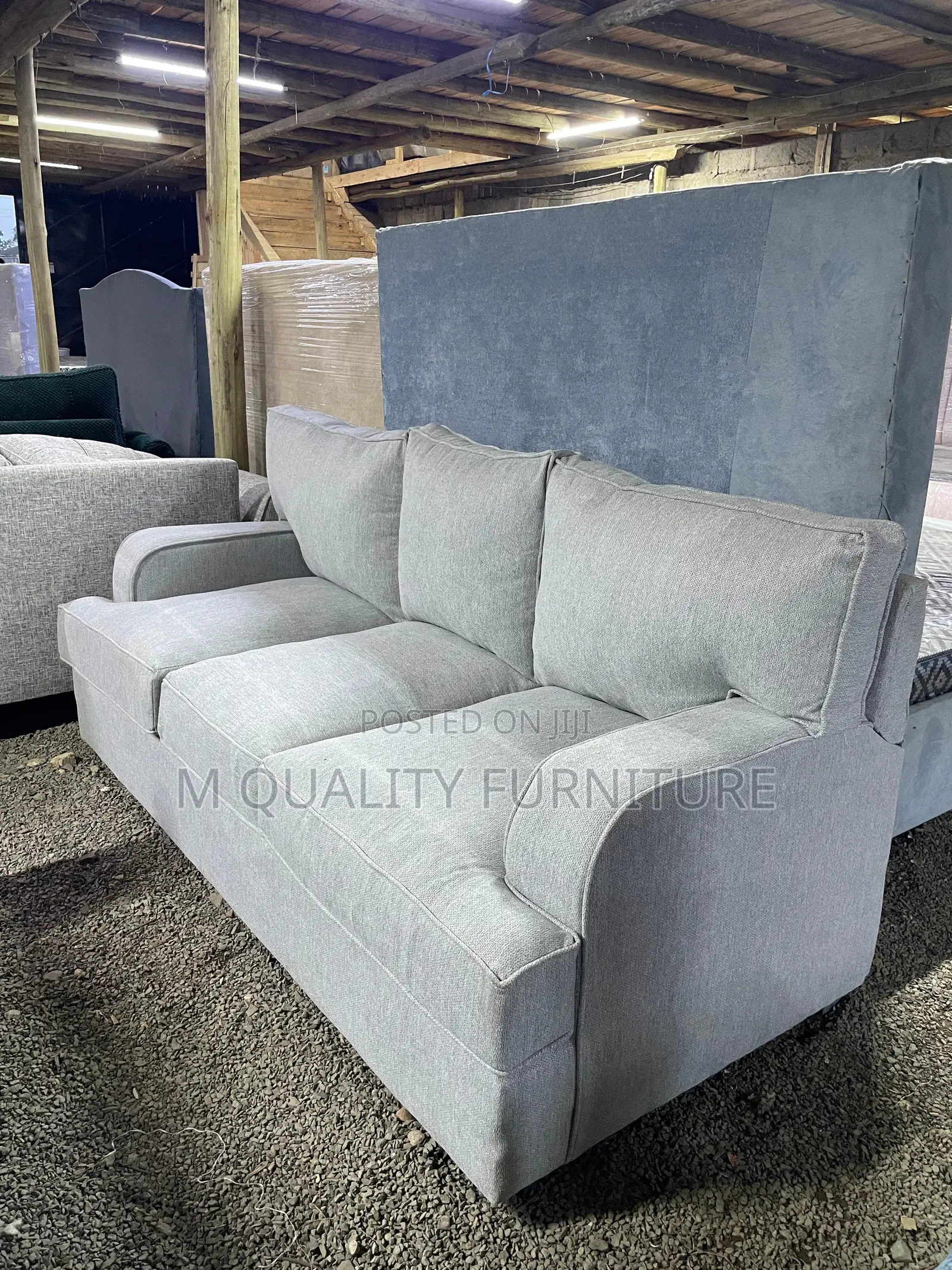 Sofa Crafted With Sturdy Frame and High Density Cushions