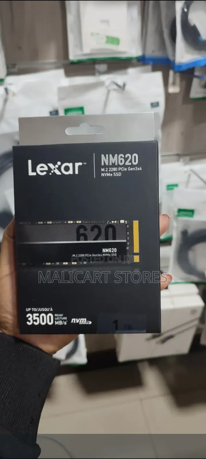 Lexar Nm620 1tb M.2 2280 Pcie Gen3x4 Nvme 1.4 Internal SSD