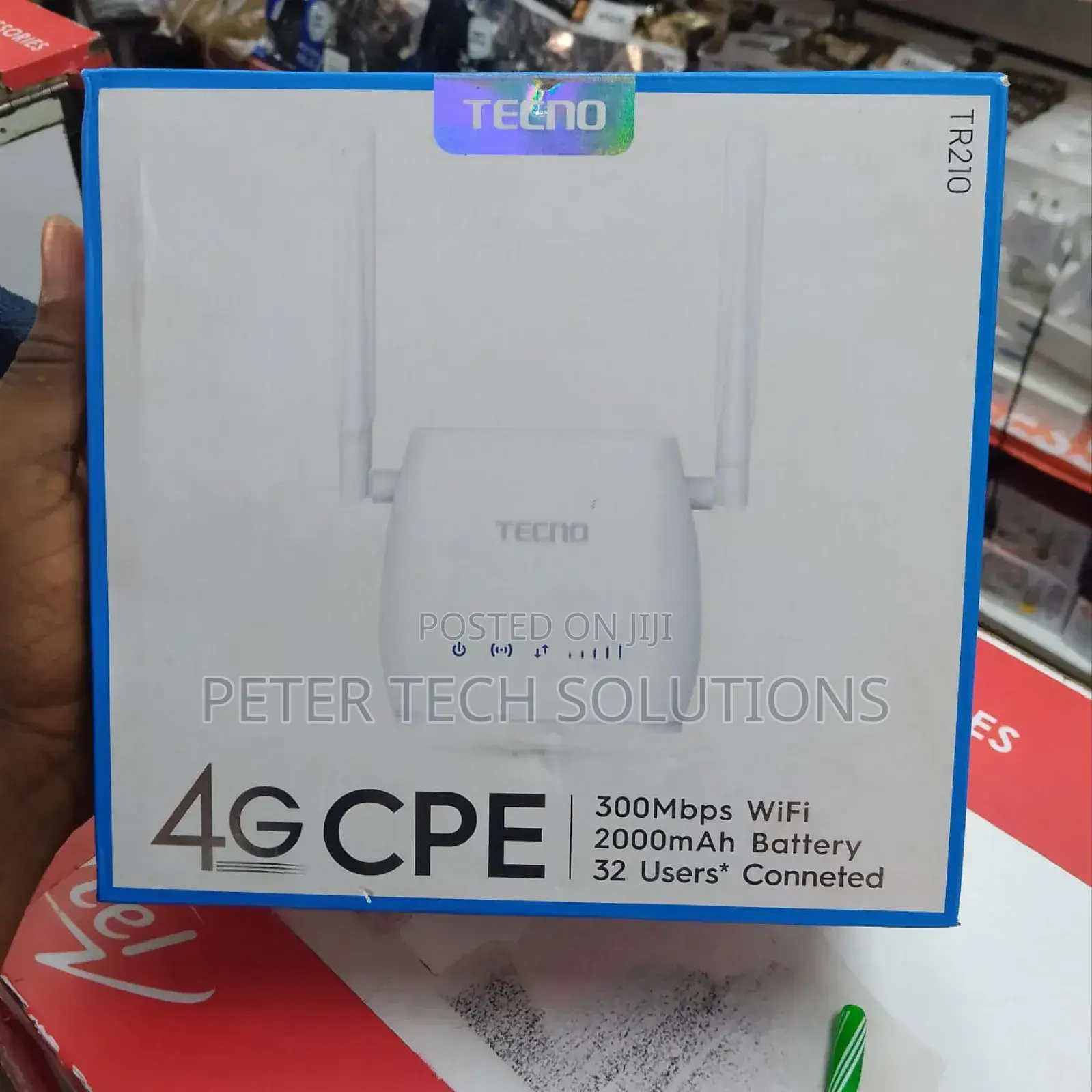 Tecno Router With Backup Battery at 8500