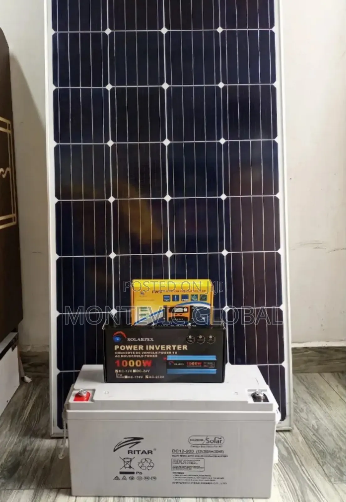 Fully Solar Kit 500watts With 200ah Battery