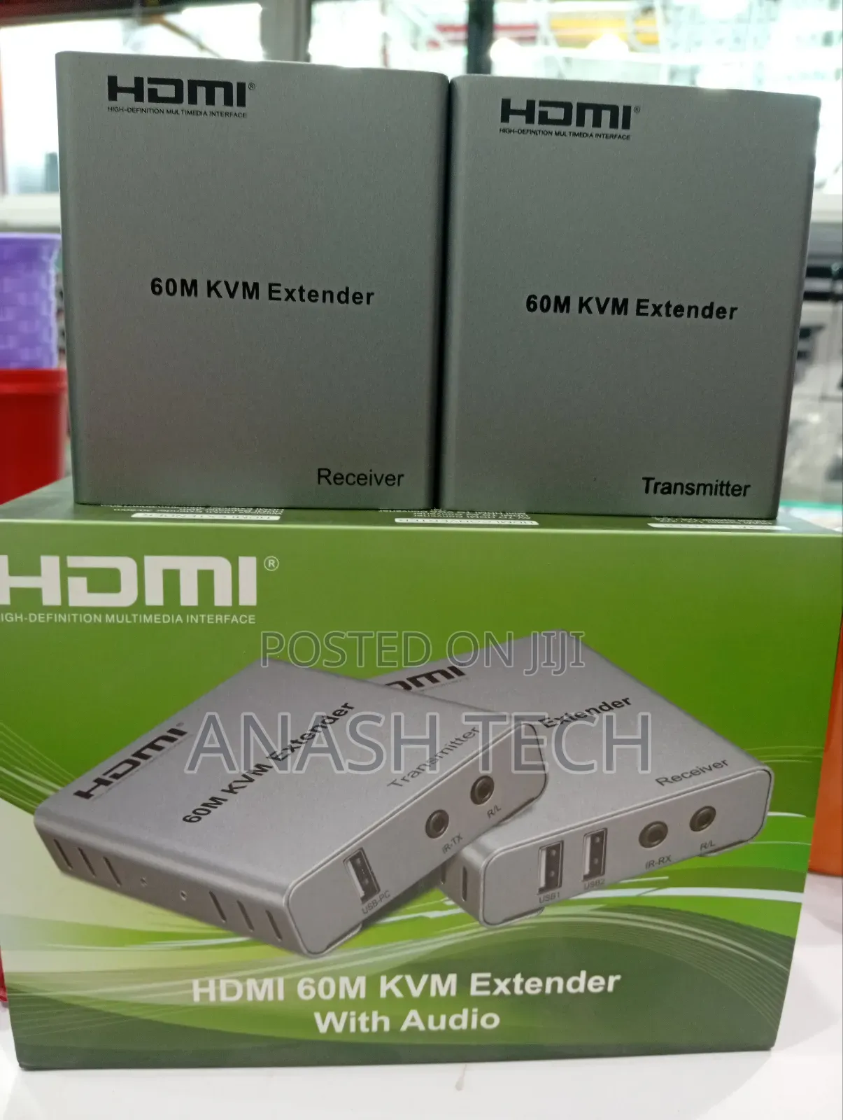 60m Hdmi KVM Extender With Hd Support and Usb Connectivity