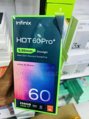 New Infinix Hot 60 Pro+ 256 GB Black