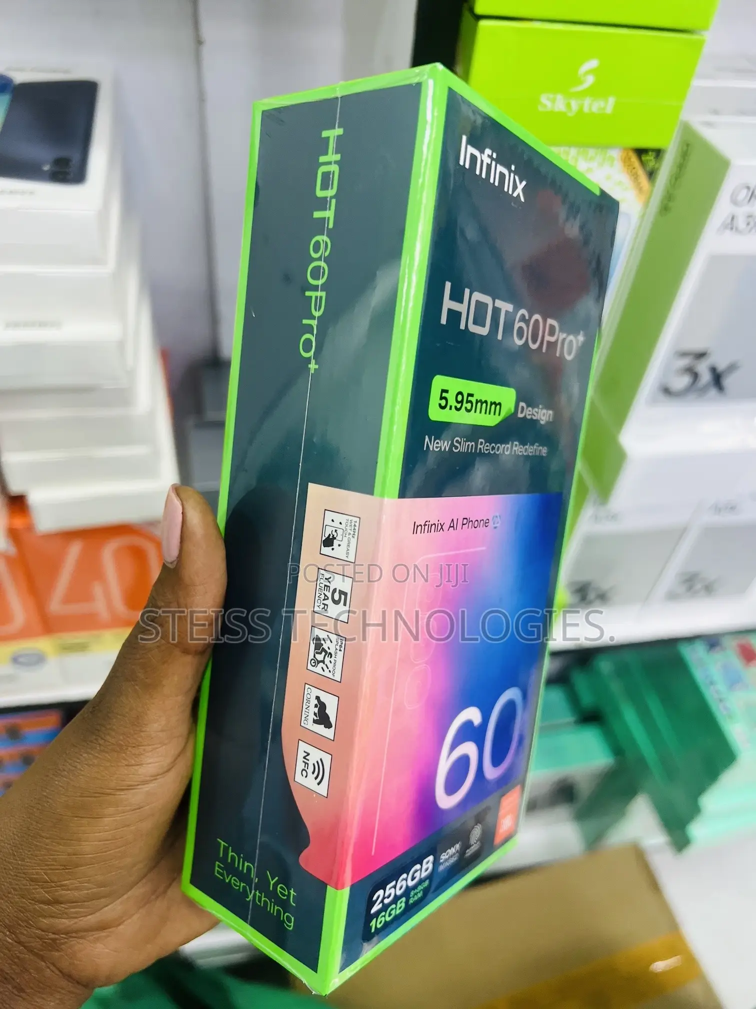 New Infinix Hot 60 Pro+ 256 GB Black