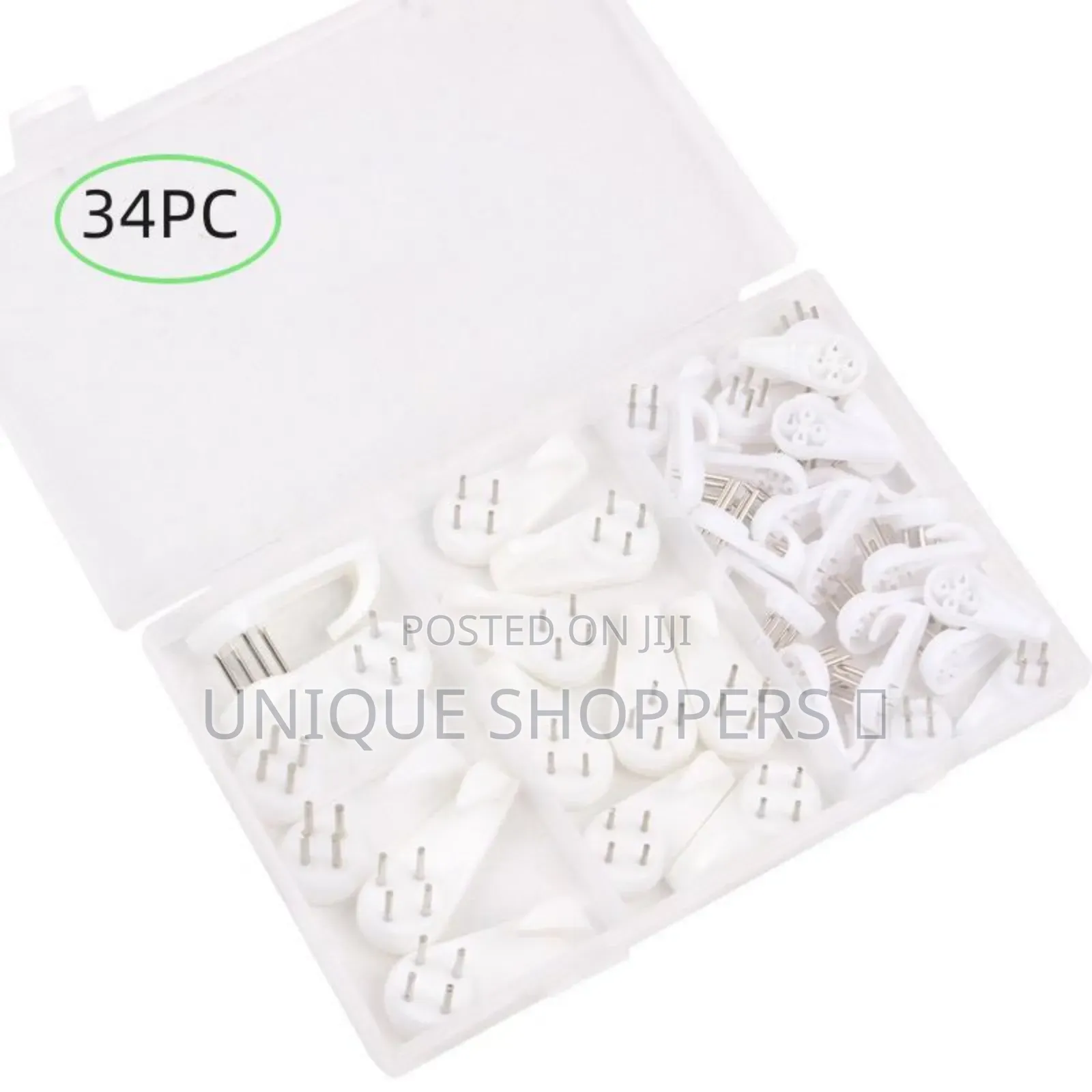 Multi-purpose 34 Piece Hooks