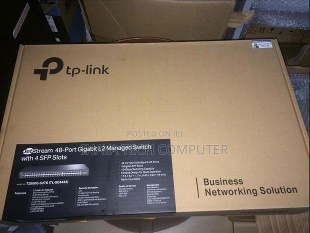 Tp-Link 52-Port Gigabit L2+ Managed Switch 48port Poesg3452p