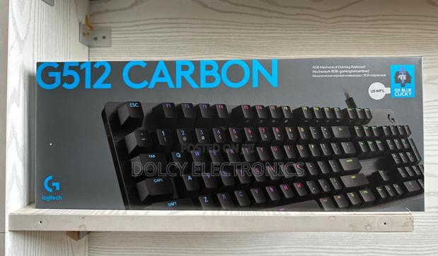 Logitech G512 Carbon RGB Mechanical Usb 2.0 Gaming Keyboard - main view