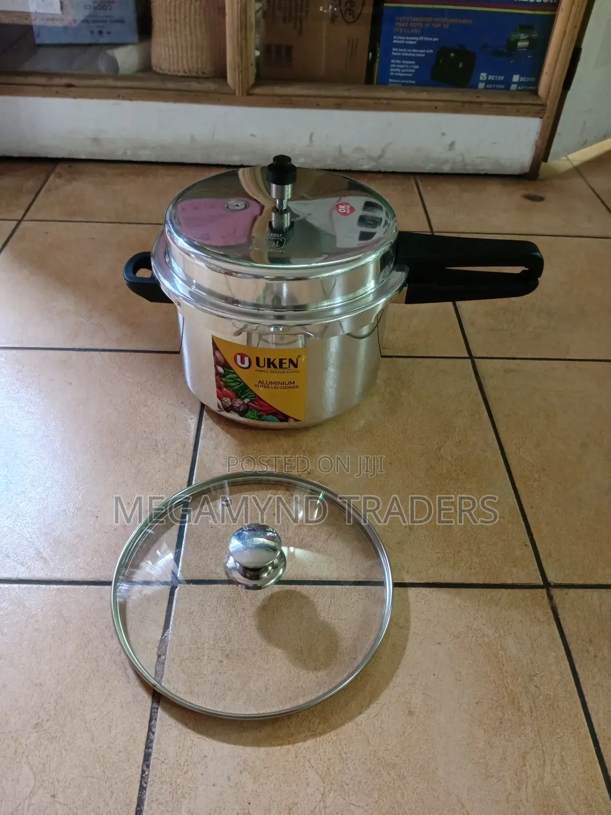 7.5 LTR Pressure Cooker/Uken Aluminium Pressure Cooker 7.5l