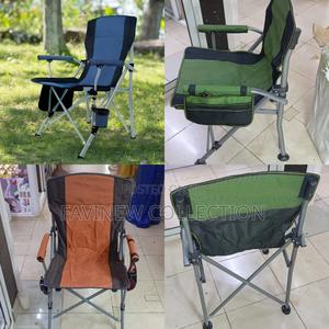 Folding Camping Chair With Cup Holder and Carry on Bag - main view