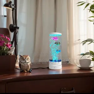 Led Bubble Fish Lamp Decorl*1.5 Liters Capacity* Multi Color