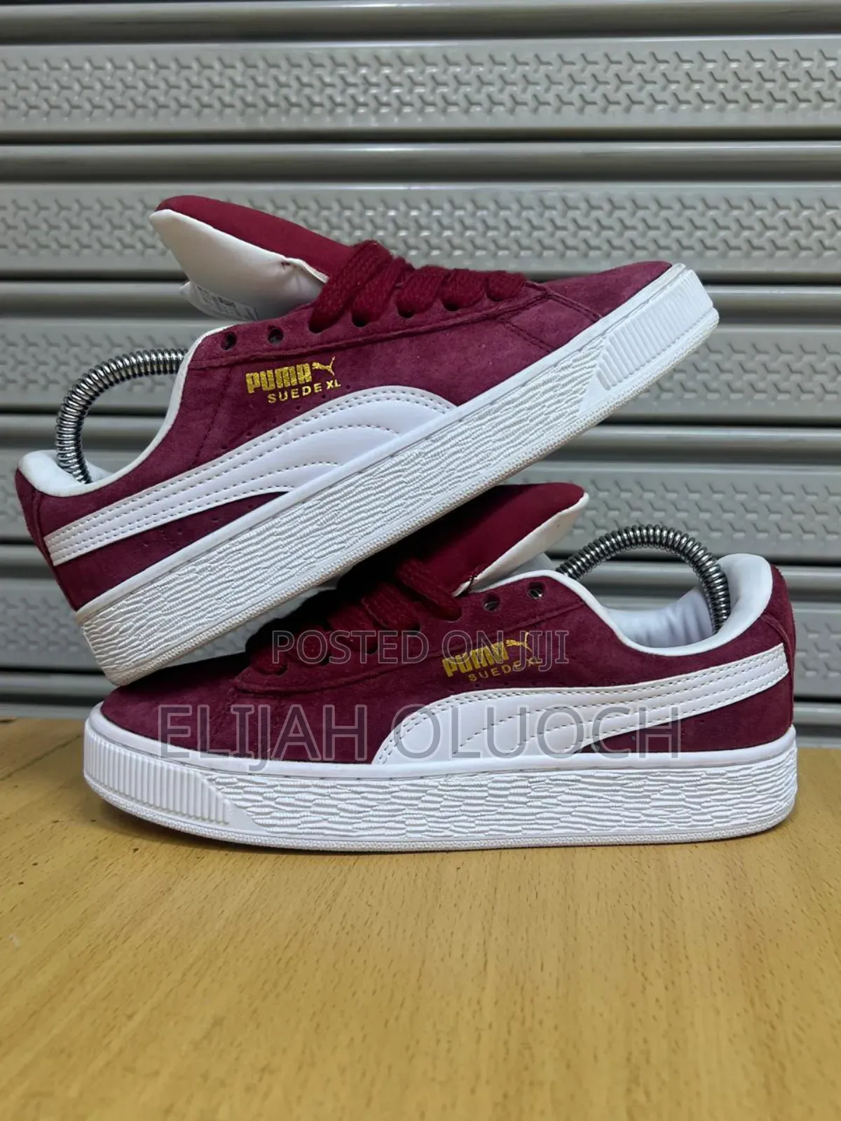 Puma Suede Xl Maroon/White