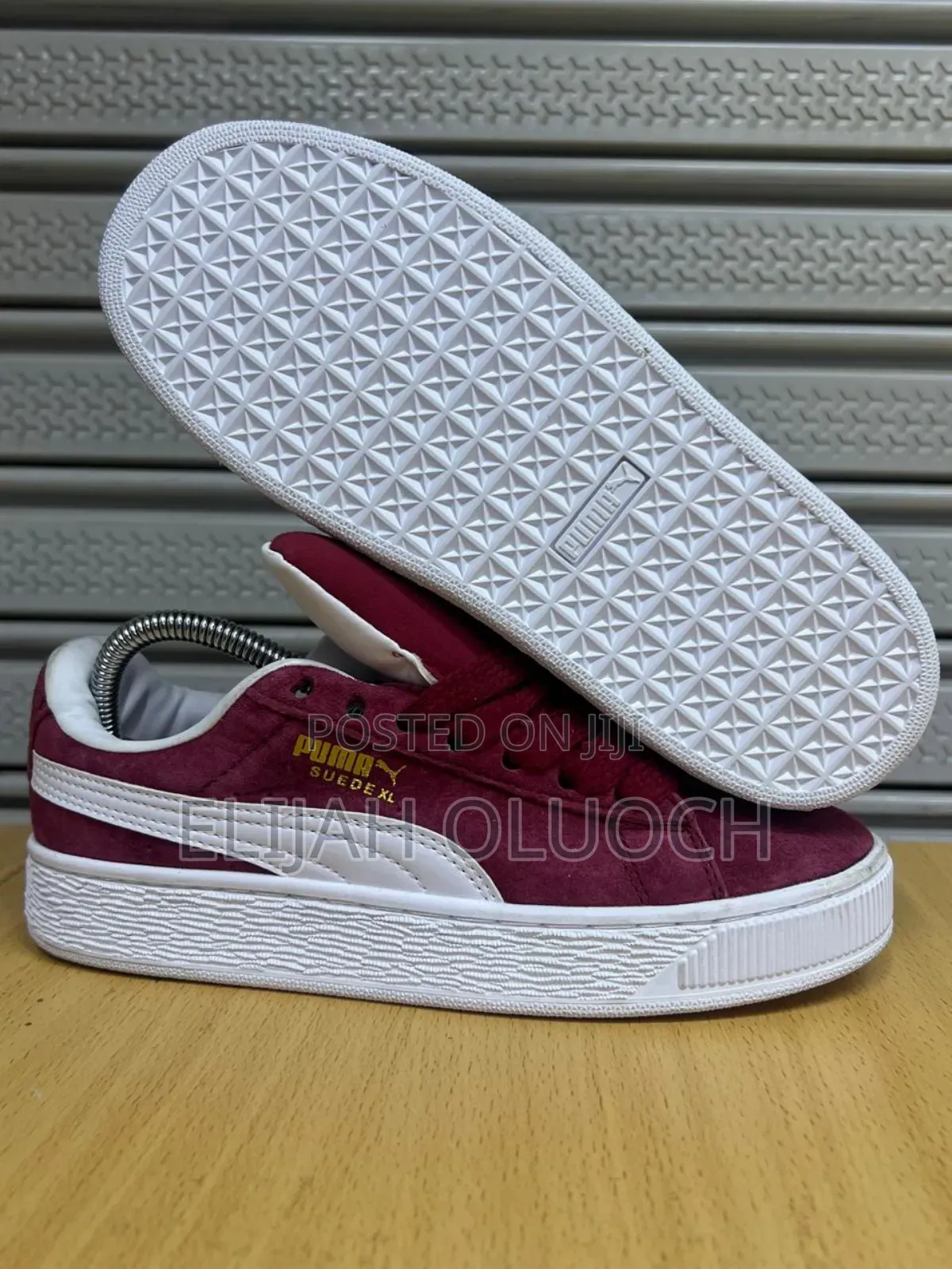 Puma Suede Xl Maroon/White