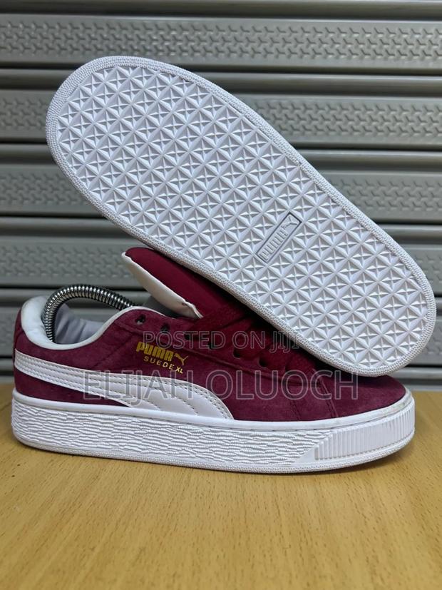 Puma Suede Xl Maroon/White - thumbnail 3