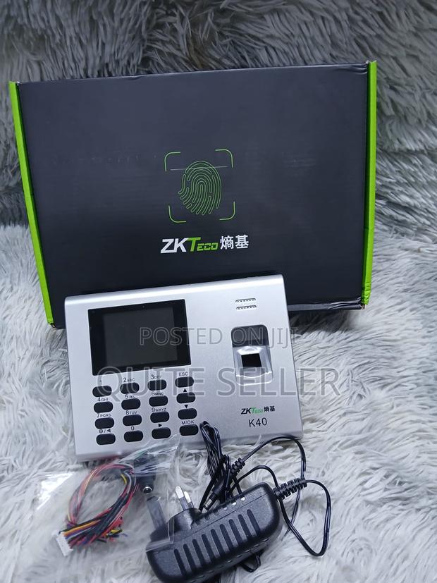 Zkteco Time Attendance Terminal System - main view