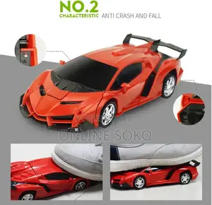 Kids Remote Control Battery Deformation Robot Toy Car