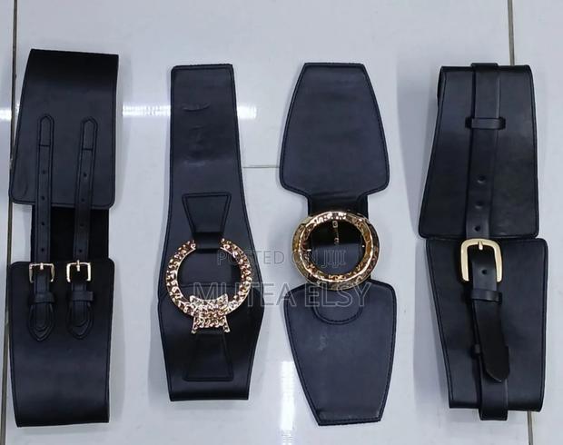 Black Brawn Leather Ladies Best Belts - main view