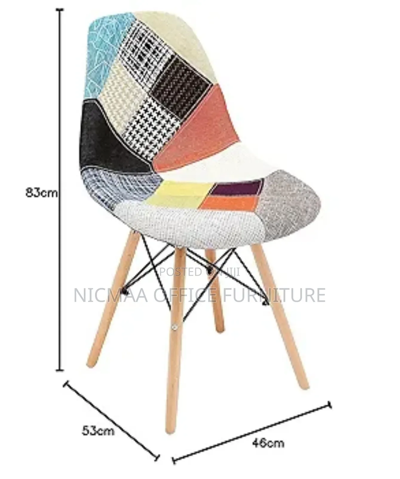 Solimo Grande Patchwork Accent Chair