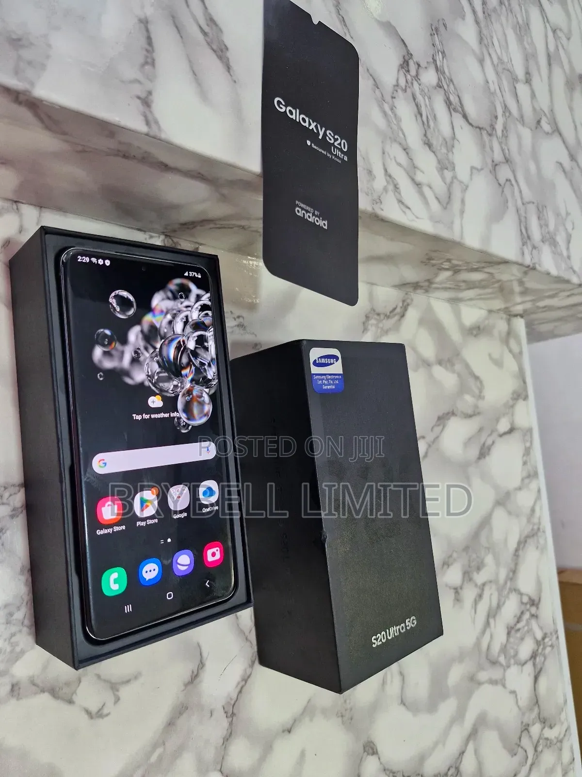 Samsung Galaxy S20 Ultra 5G 128 GB Black