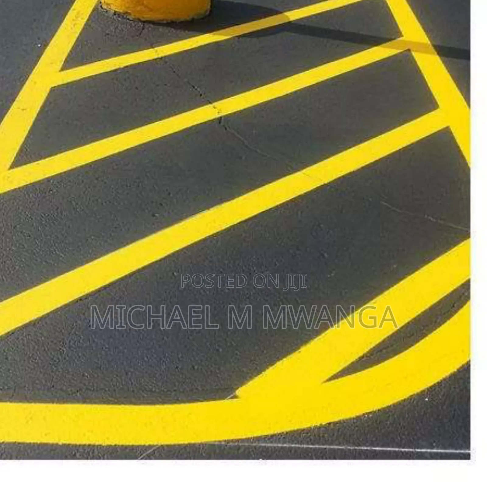 High Visibility Yellow Marking Paint