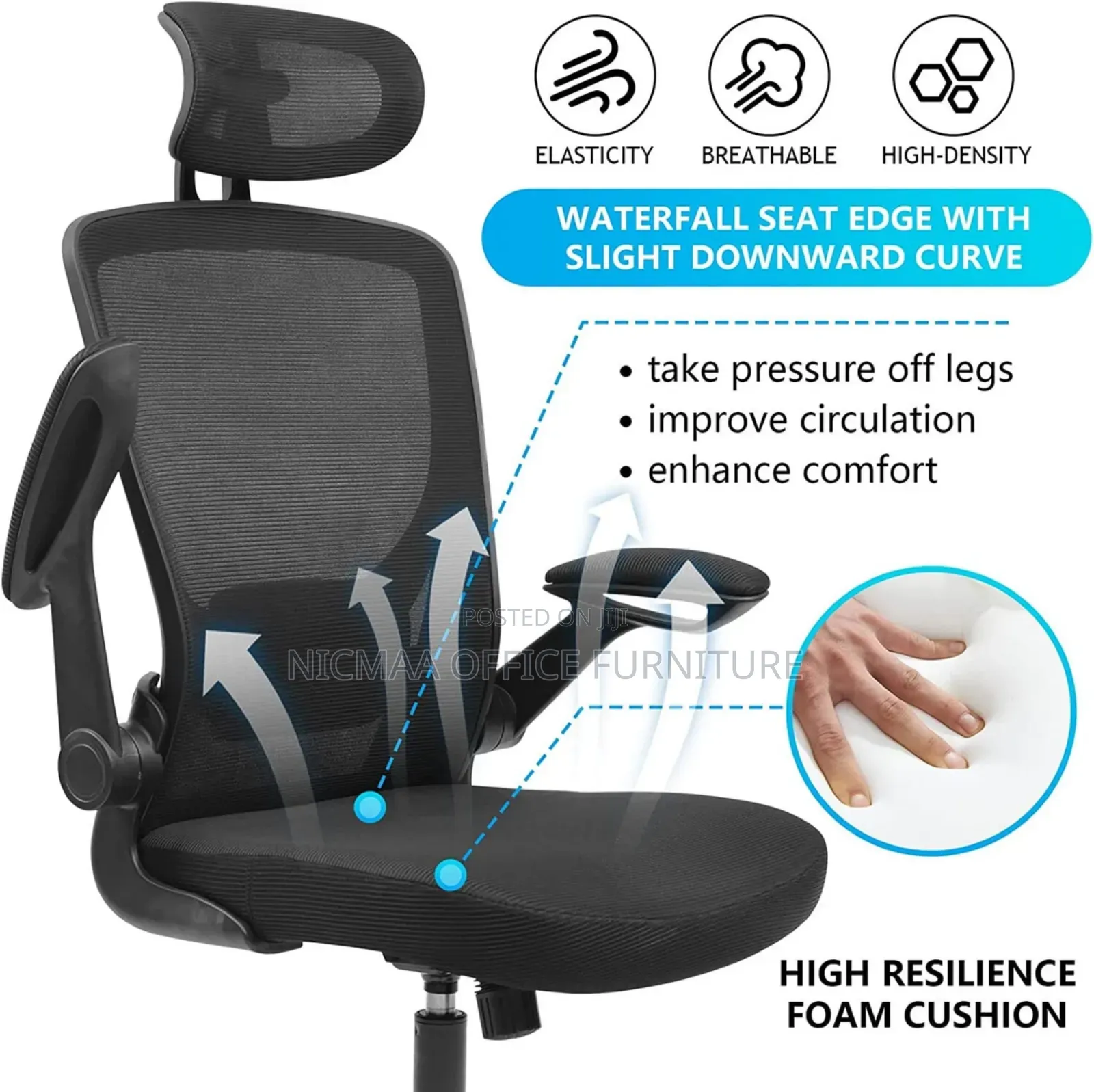 Naspaluro Ergonomic Office Chair