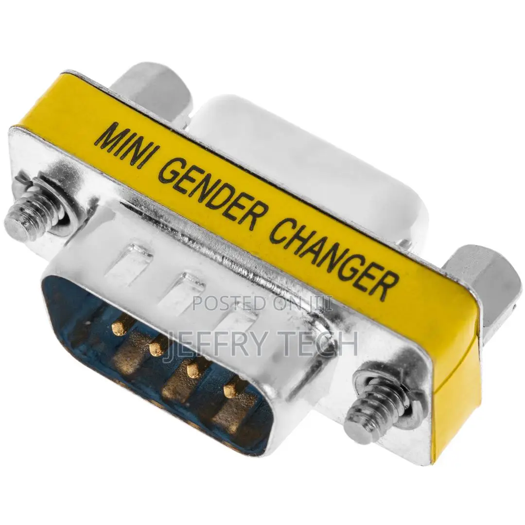 Serial Adapter With Db9 Connector Male One Side and Female