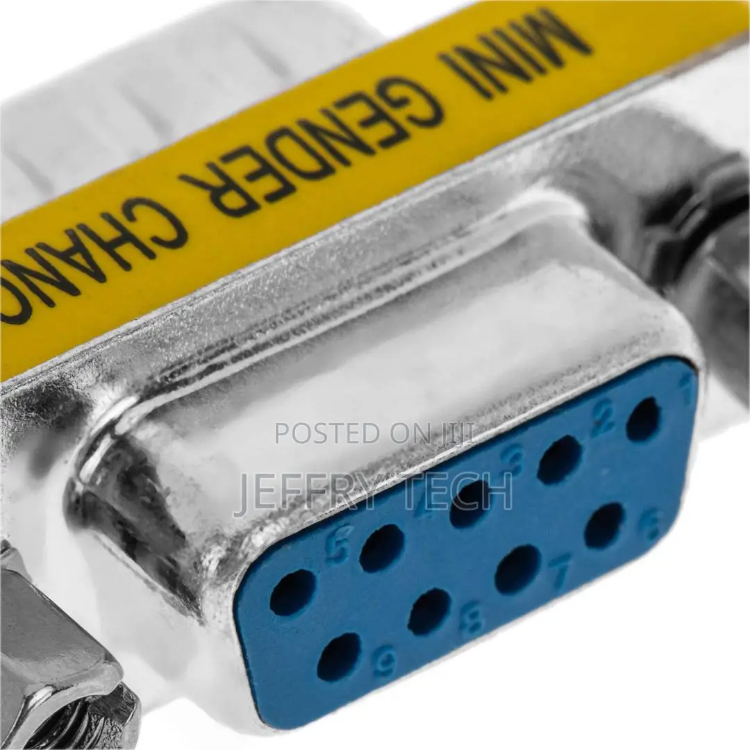 Serial Adapter With Db9 Connector Male One Side and Female