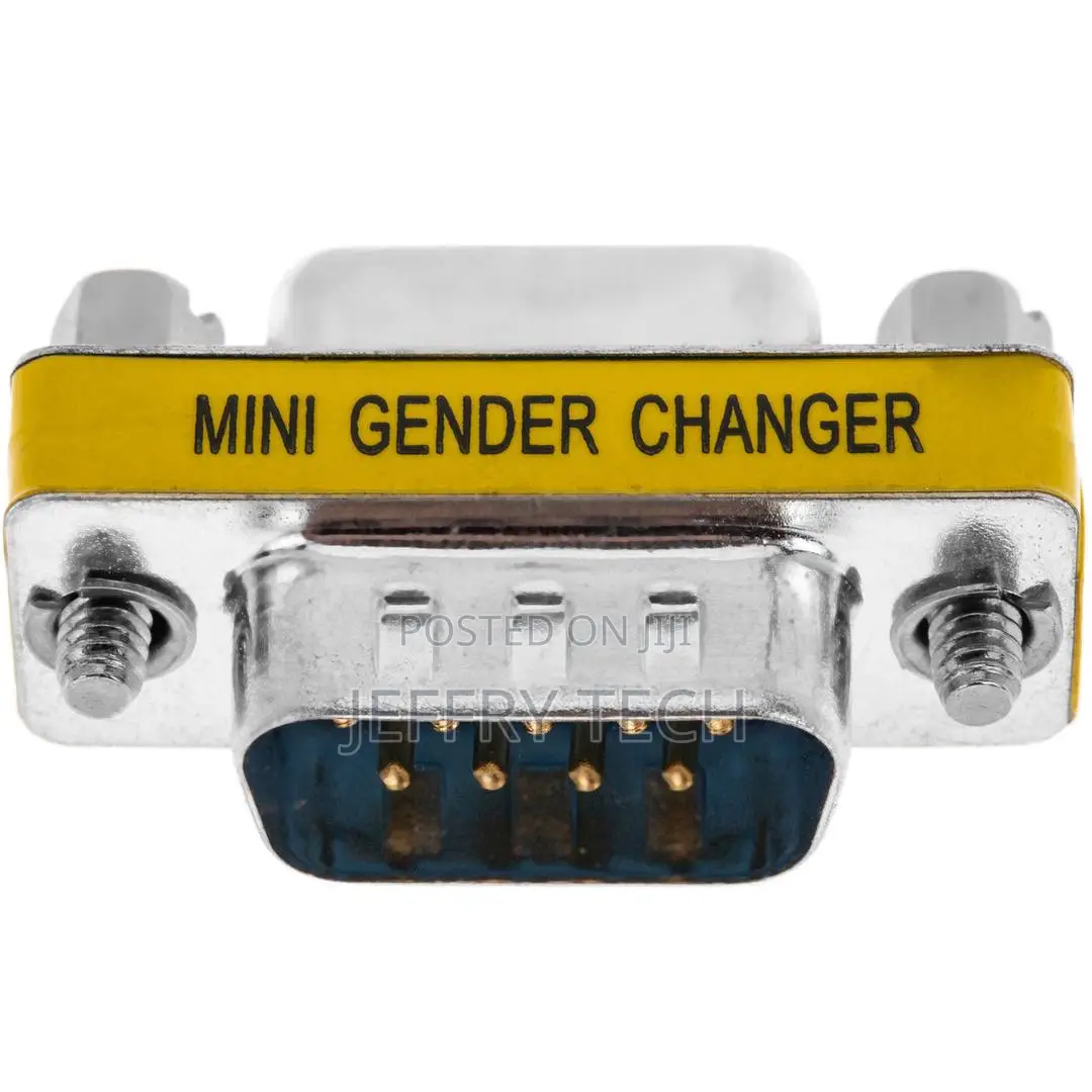 Serial Adapter With Db9 Connector Male One Side and Female