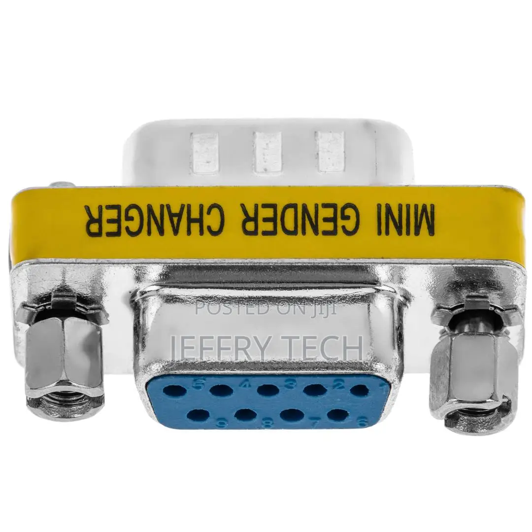 Serial Adapter With Db9 Connector Male One Side and Female