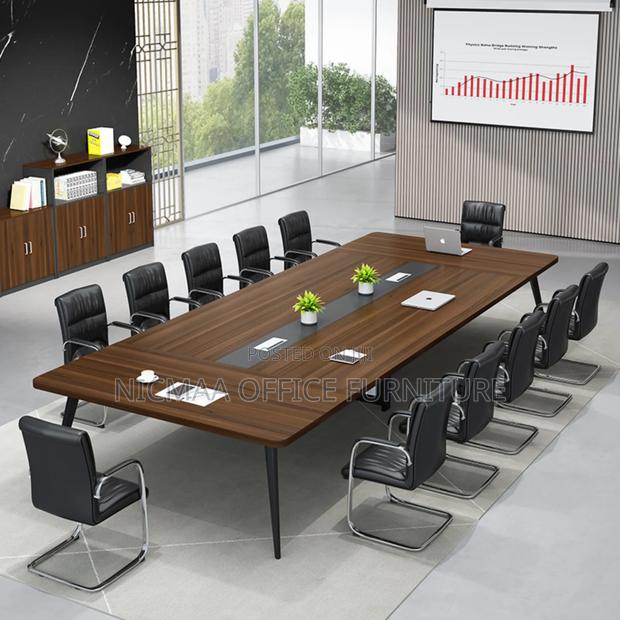 Boardroom Table: 2.4m Rectangular Conference Tabl
