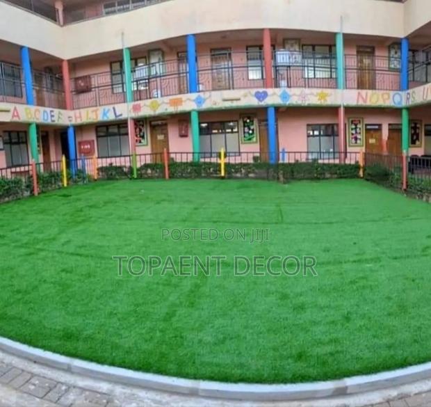 School Playground Tuffed Quality Backing Artificial Grass - main view