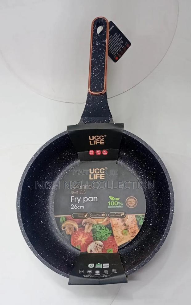 26 Cm Heavy and High Quality Ucc Life Granite Frying Pans. - thumbnail 2