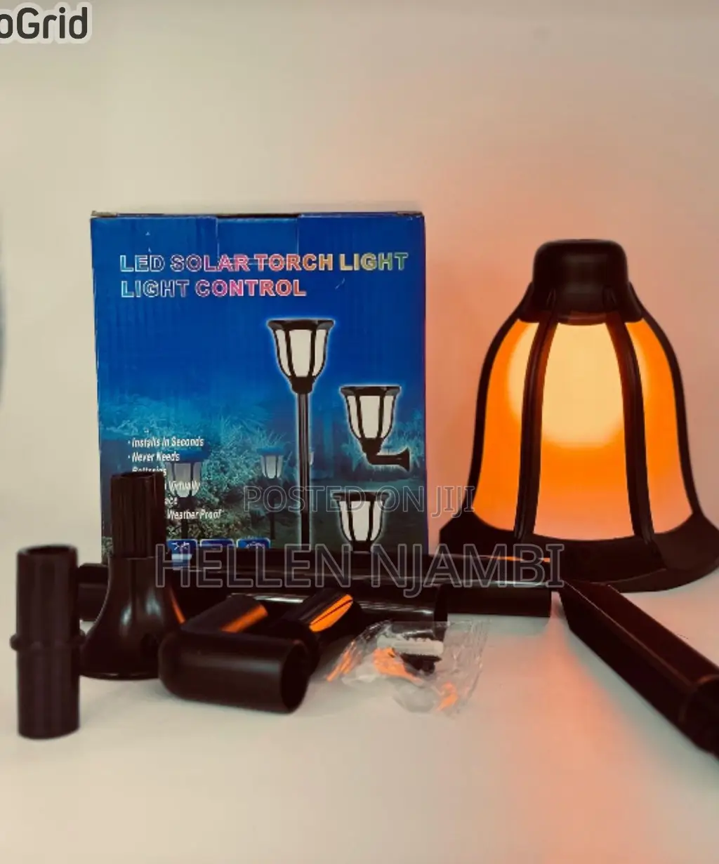 Solar Led Torch Light Outdoor Lamp