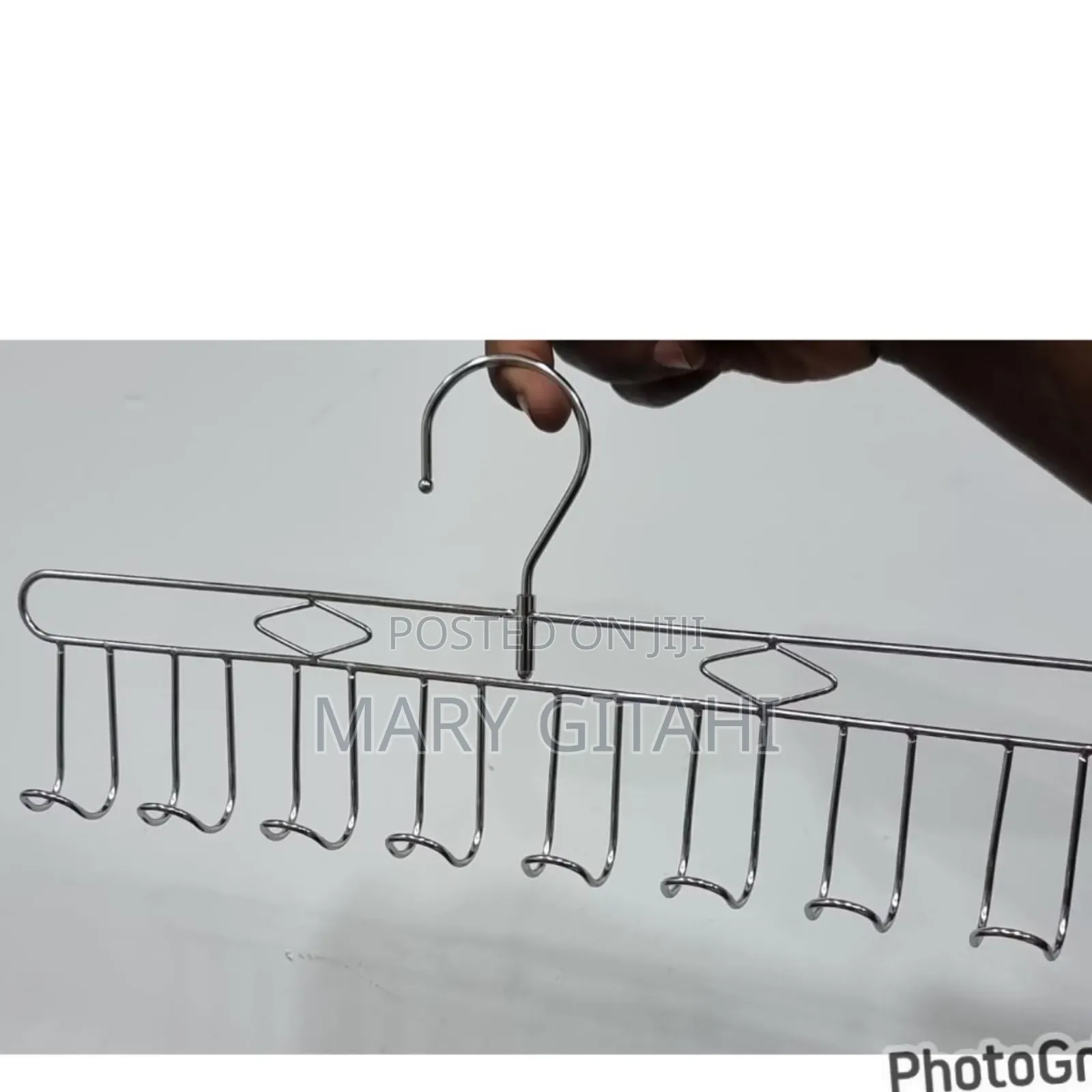 10pcs Rotating Stainless Steel 8 Hook Hange