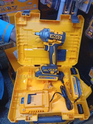 Ingco Ciwli2050 Cordless Brushless Impact Wrench Kit