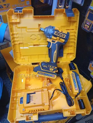 Ingco Ciwli2050 Cordless Brushless Impact Wrench Kit