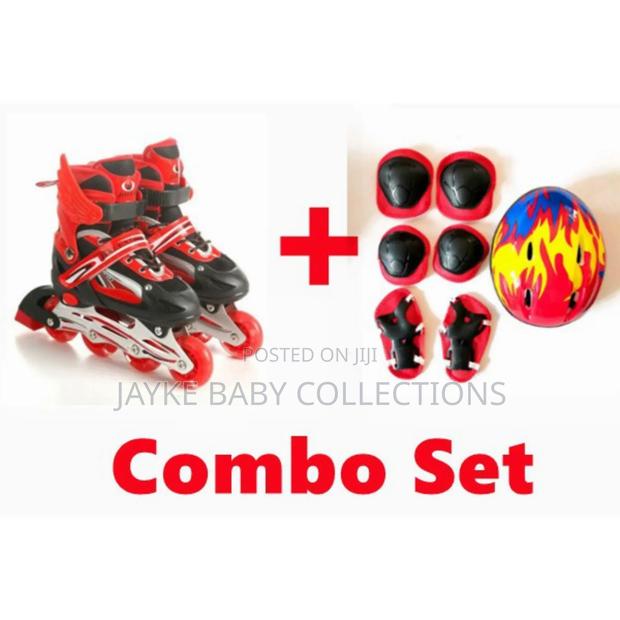 Double Row Adjustable Roller Skates for Kids Teens - thumbnail 8