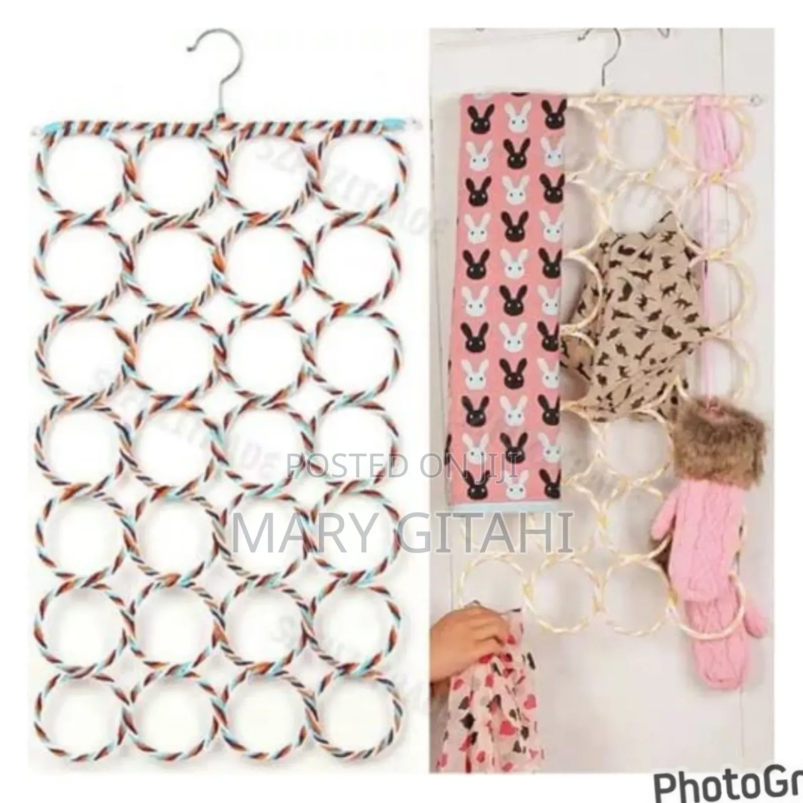 *28 Holes Scarf/ Tie Holder