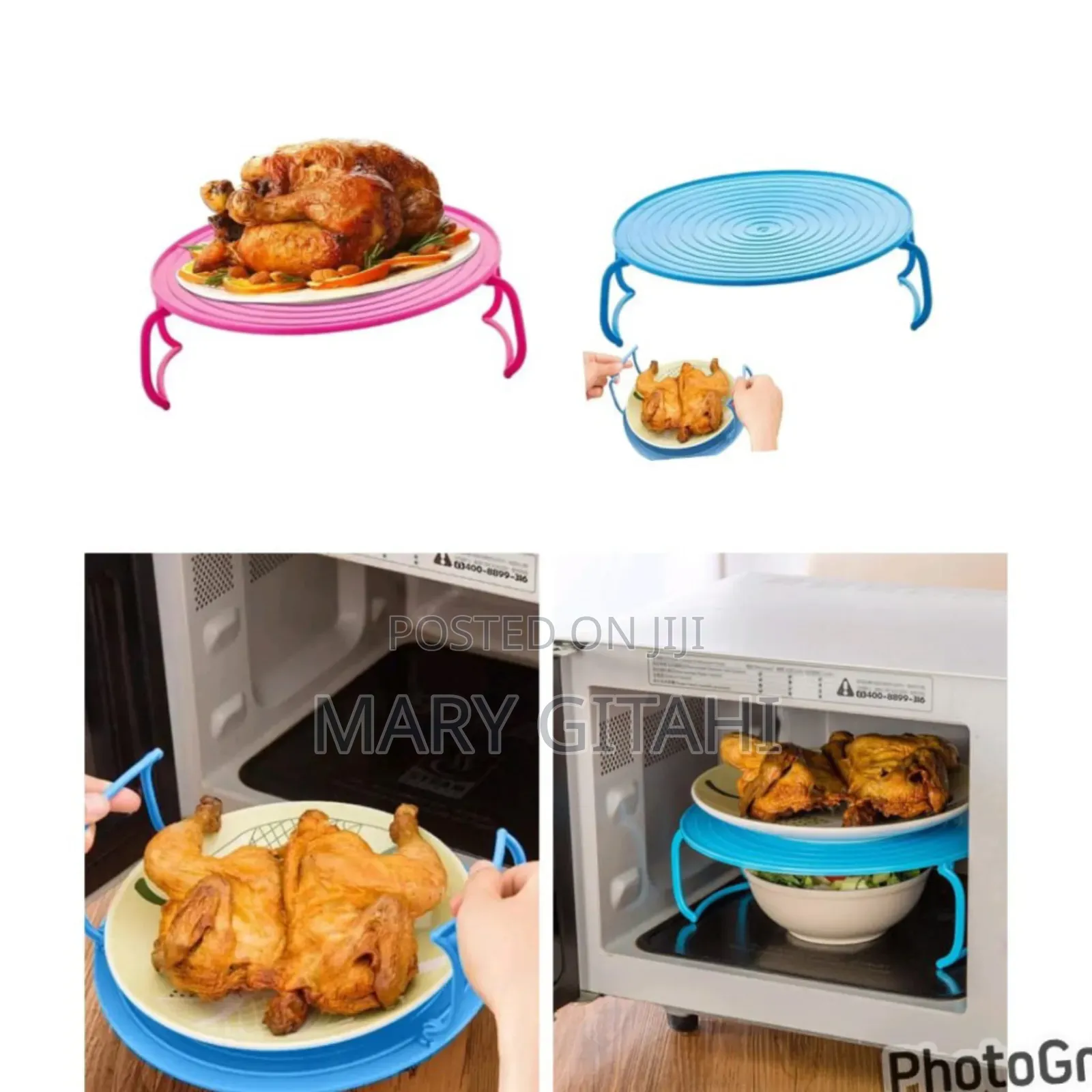 Microwave Tray Placement Rack