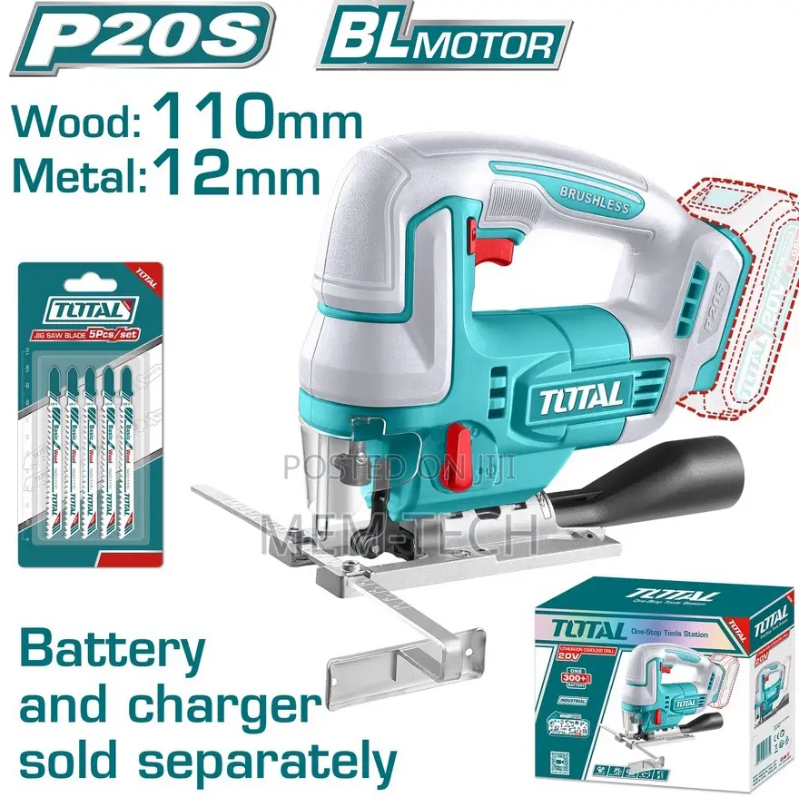 Total Tjsli1008 Cordless Jig Saw Voltage:20v