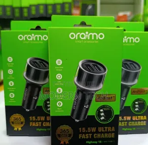 Oraimo Highway 15 15.5w Car Charger With 3-in-1 Cable