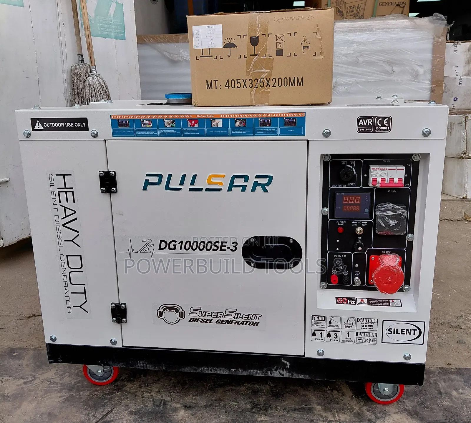 Pulsar Germany 10kva Dual Phase Silent Diesel Generator