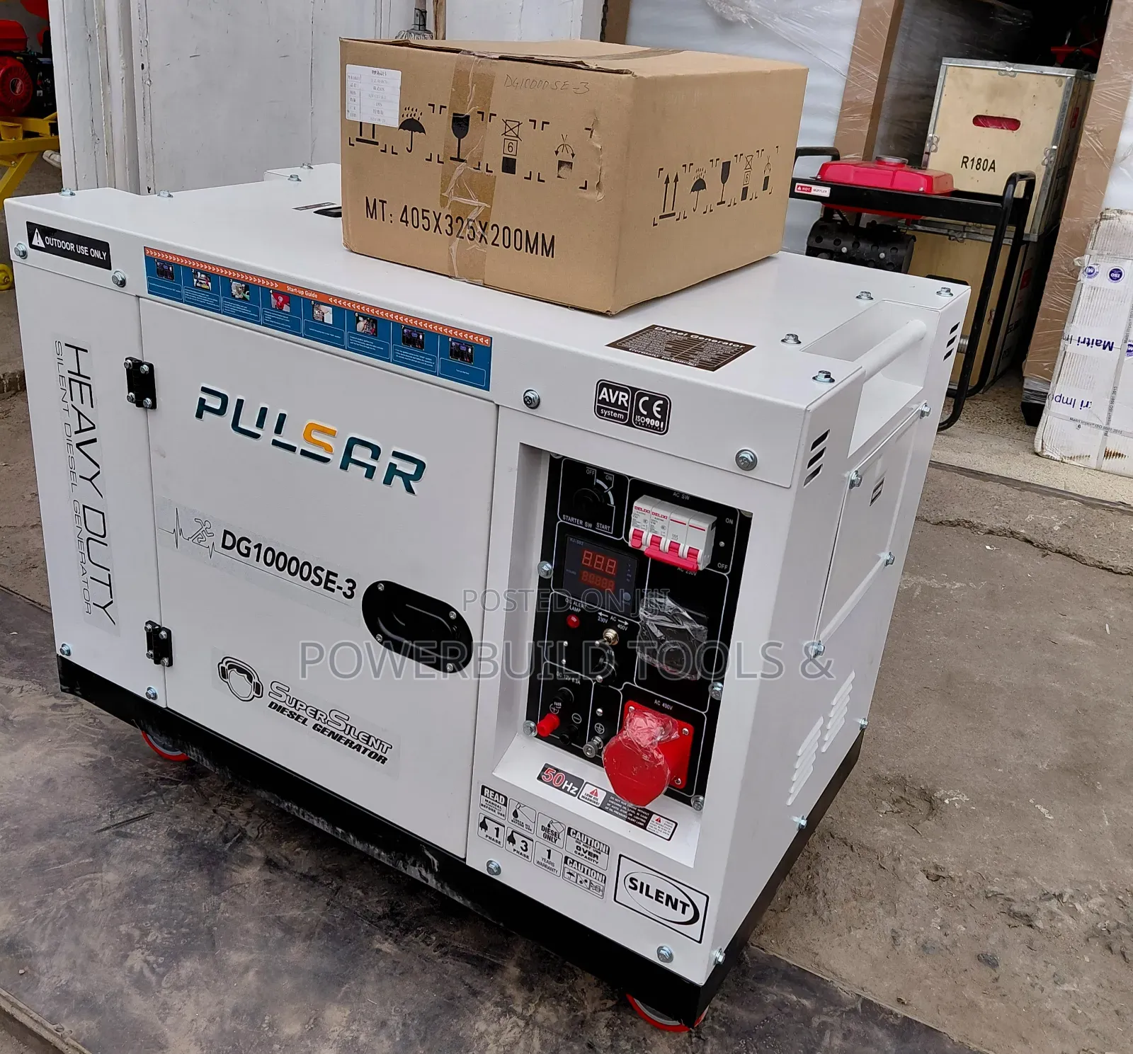 Pulsar Germany 10kva Dual Phase Silent Diesel Generator