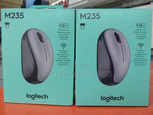 Logitech M235 Gray Usb 2.4ghz Optical Wireless Mouse - thumbnail 2