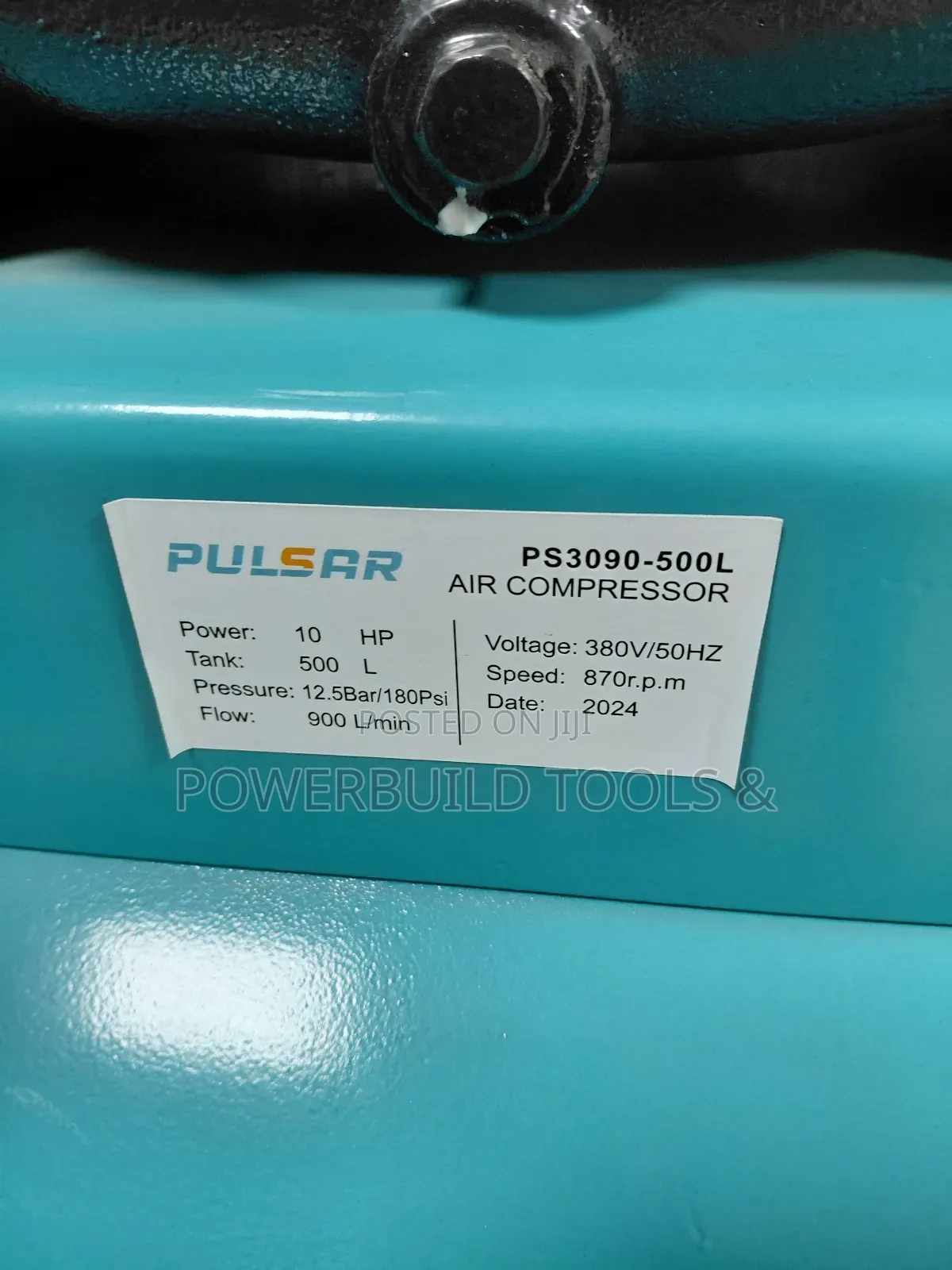 Pulsar 500l Electric Compressor Three Phase 10hp 3 Piston