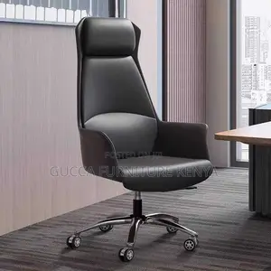 Office Chair: Swivel Stylish Leather Executive Office Chair