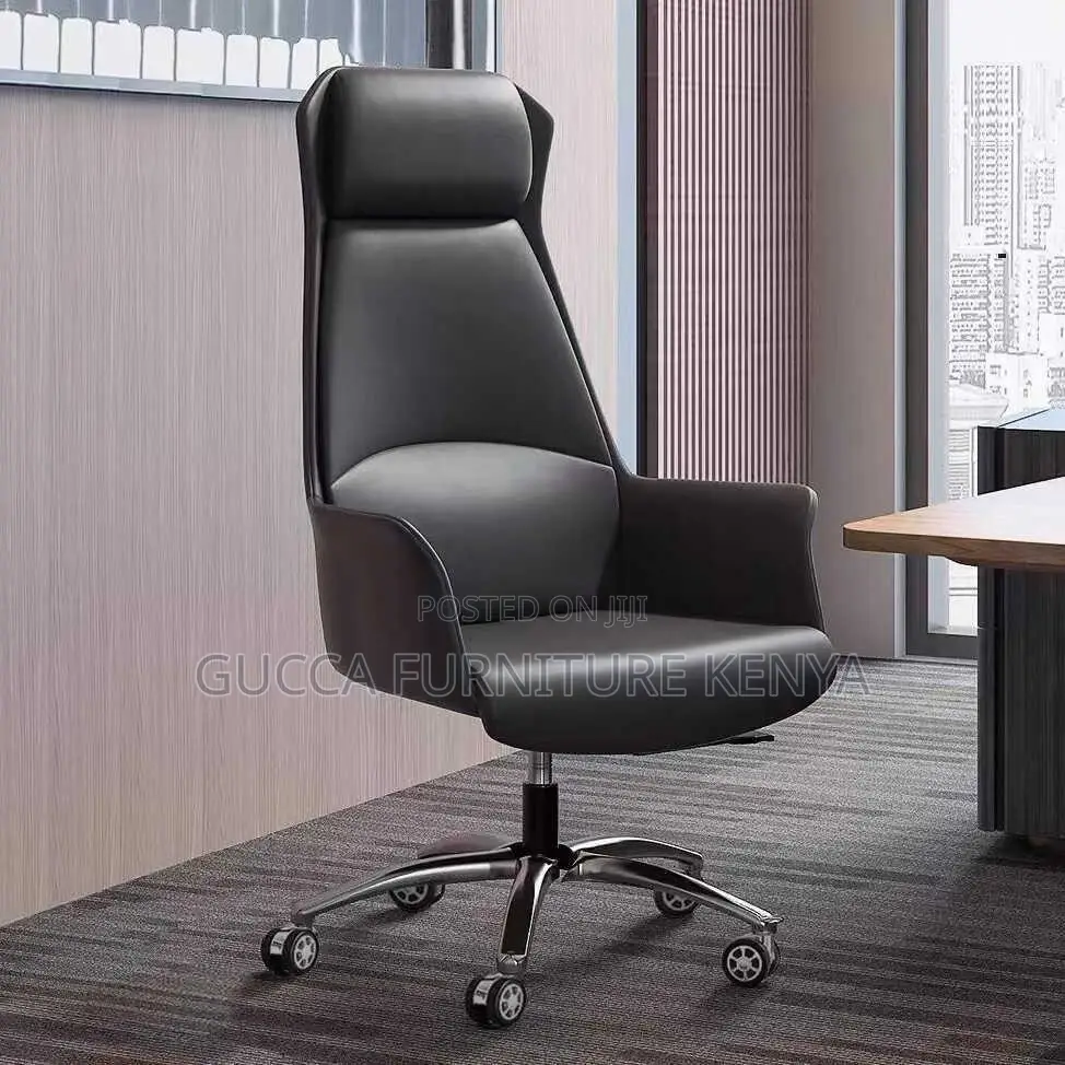 Office Chair: Swivel Stylish Leather Executive Office Chair