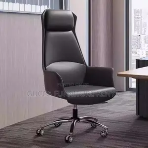 Office Chair: Swivel Stylish Leather Executive Office Chair