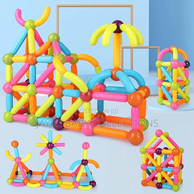 Magnetic Building Sticks Balls Set – 116 96 PCS - thumbnail 5