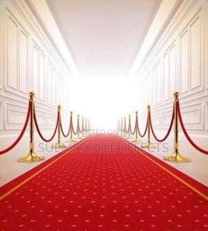 Gold Stanchions for Rent – Classy Event Setup - thumbnail 2