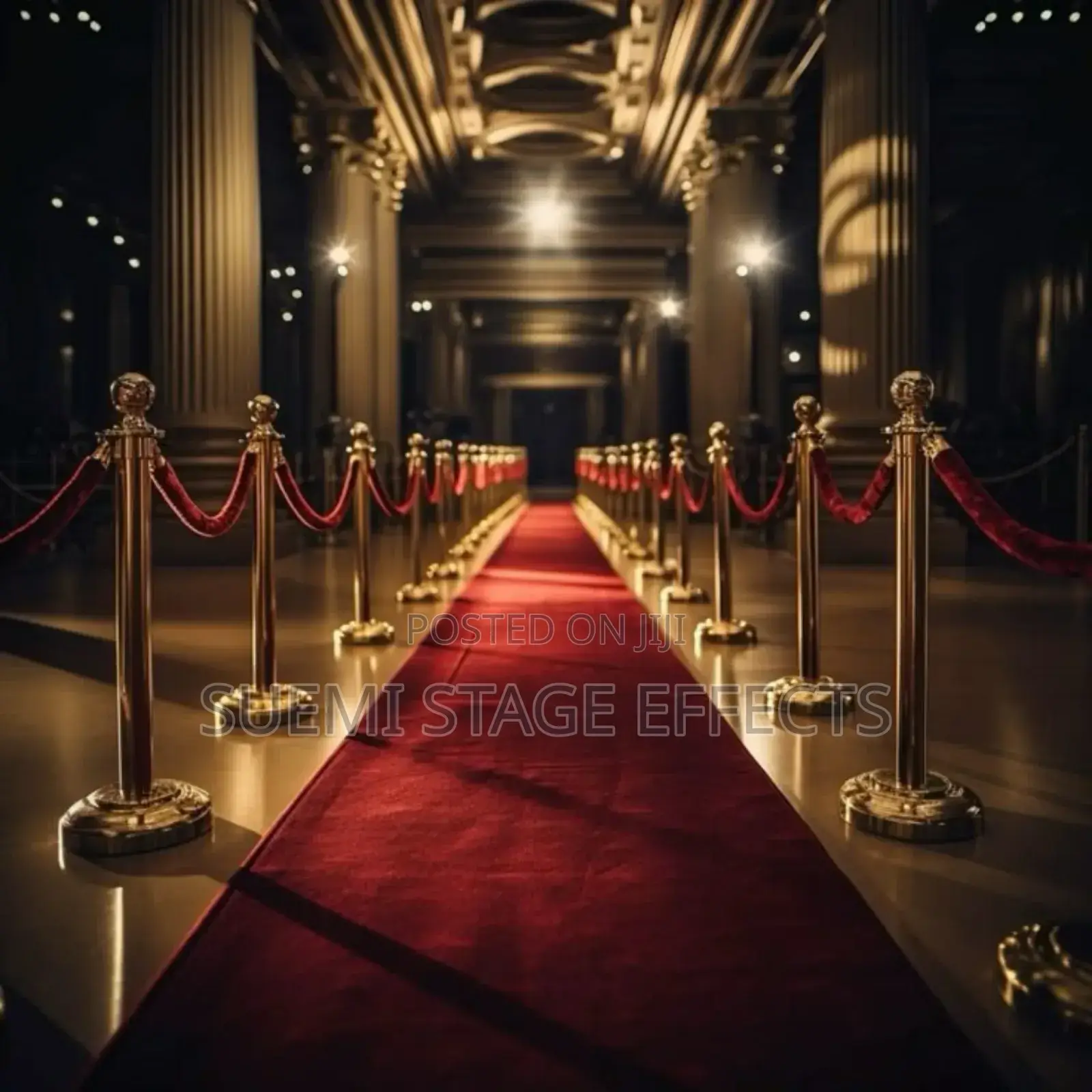 Gold Stanchions for Rent – Classy Event Setup
